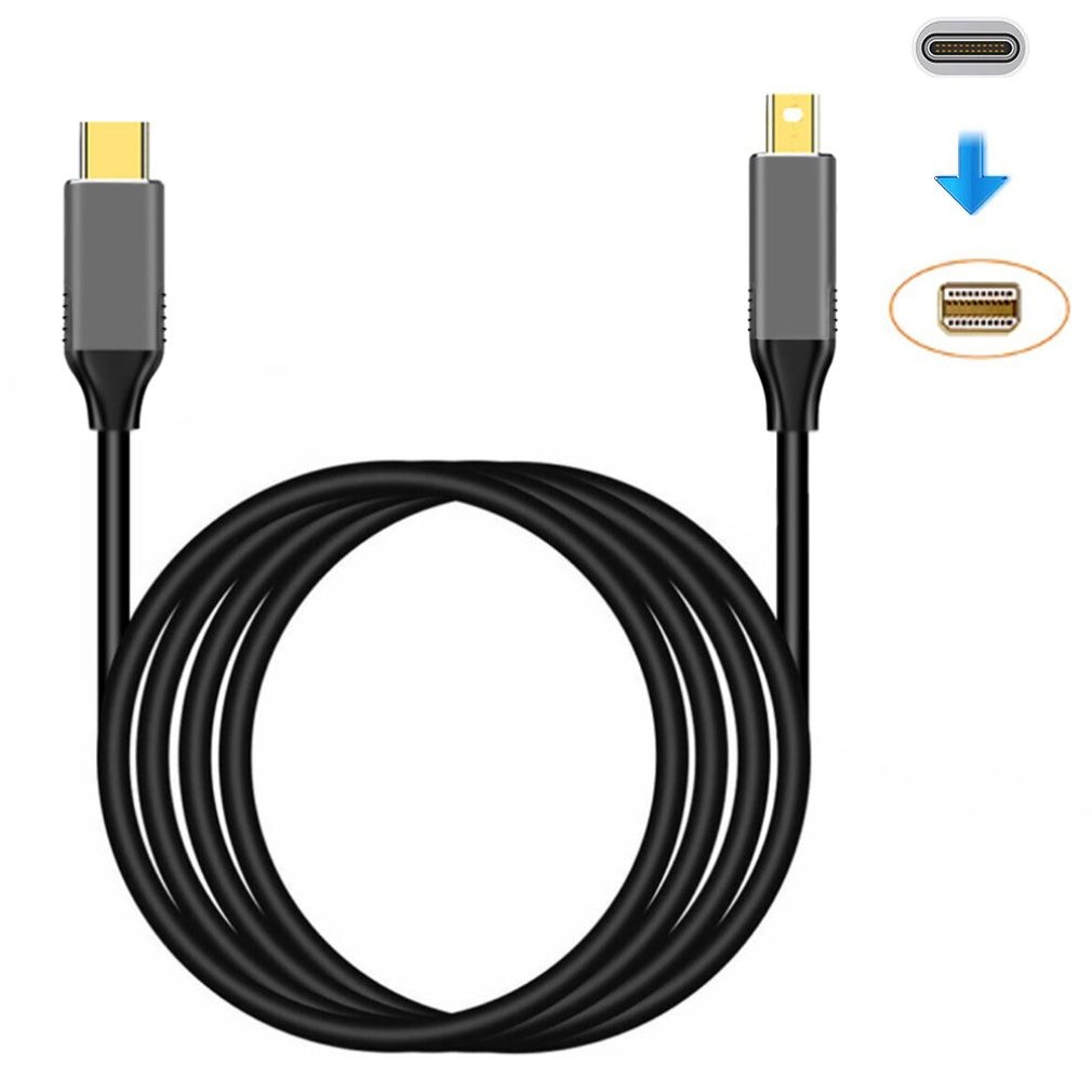 USBC-̴ ÷ Ʈ ̺, 6Ft USB Ÿ C Ʈ 3-̴ DP ڵ 4k ǿ ޴ ̺
